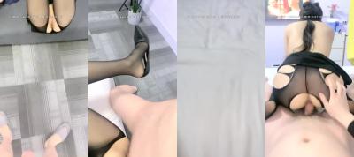 OVE直播21.02.25 酒店激情实录：黑丝高跟包臀裙深沟诱惑 小穴狂灌滚烫精液